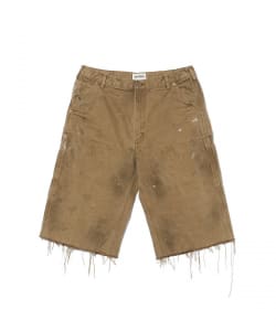 【別注】BOW WOW / Double Knee Duck Cut-off Shorts-Khaki