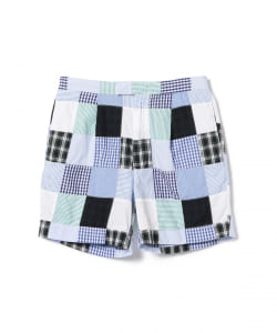 ▲BEAMS PLUS / パッチワーク ワイドショーツ