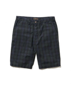 ▲BEAMS PLUS / インディゴ ブラックウォッチ ショーツ