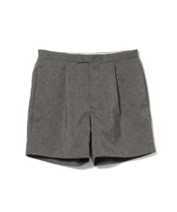 ▲BEAMS PLUS / ジオメトリック プリント ワイド ショーツ