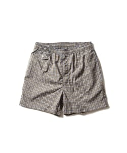 ▲BEAMS PLUS / チェック ビーチ ショーツ