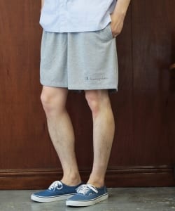 ▲Champion × BEAMS / 別注 プレーティング ジャージー ショーツ