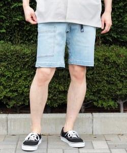 ▲Gramicci × BEAMS / 別注 シェルテック(R) デニム ショーツ