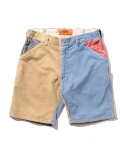 ▲UNIVERSAL OVERALL × BEAMS / 別注 コーデュロイ ペインター ショーツ クレイジー