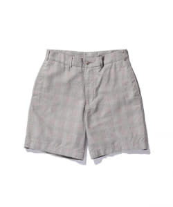 ▲BEAMS PLUS / ニューアイビー コットンリネン チェックショーツ