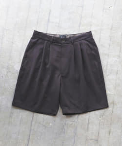 ▲BEAMS / EVALET（R）2プリーツ ショーツ