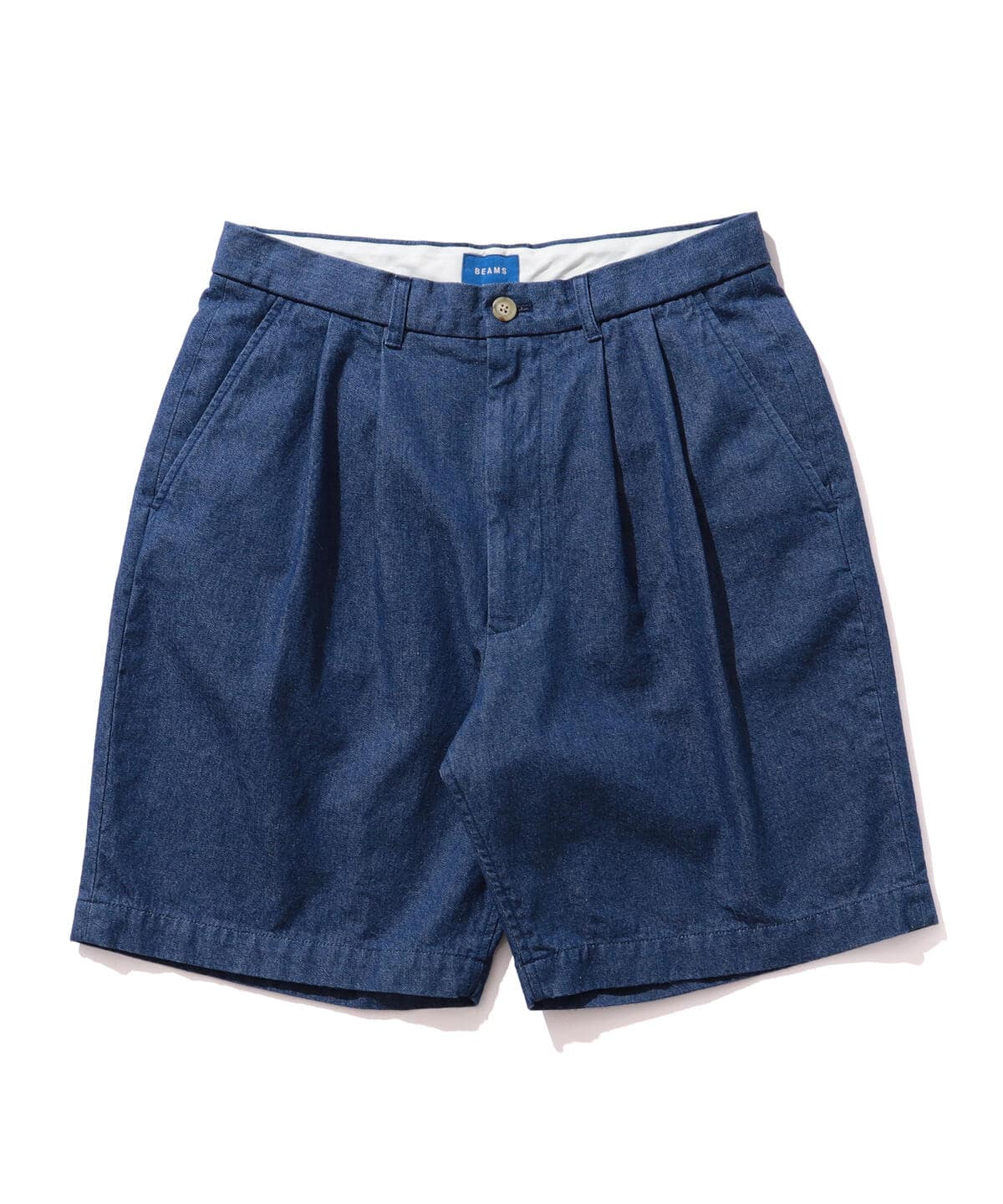 BEAMS [BEAMS] BEAMS / Denim 2 pleat shorts (pants shorts) mail 