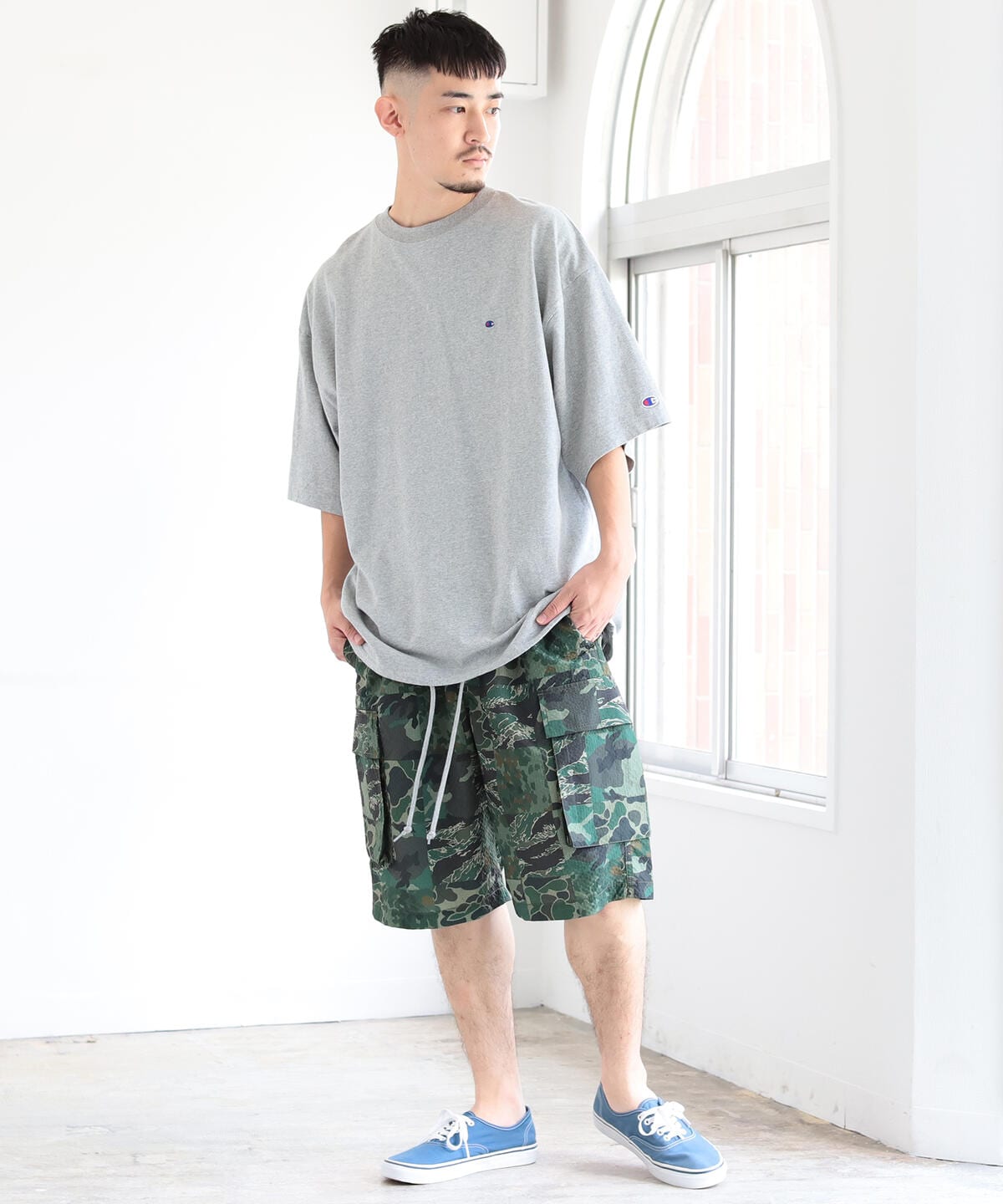 BEAMS [BEAMS] BEAMS / Camouflage cargo shorts (pants shorts) mail ...