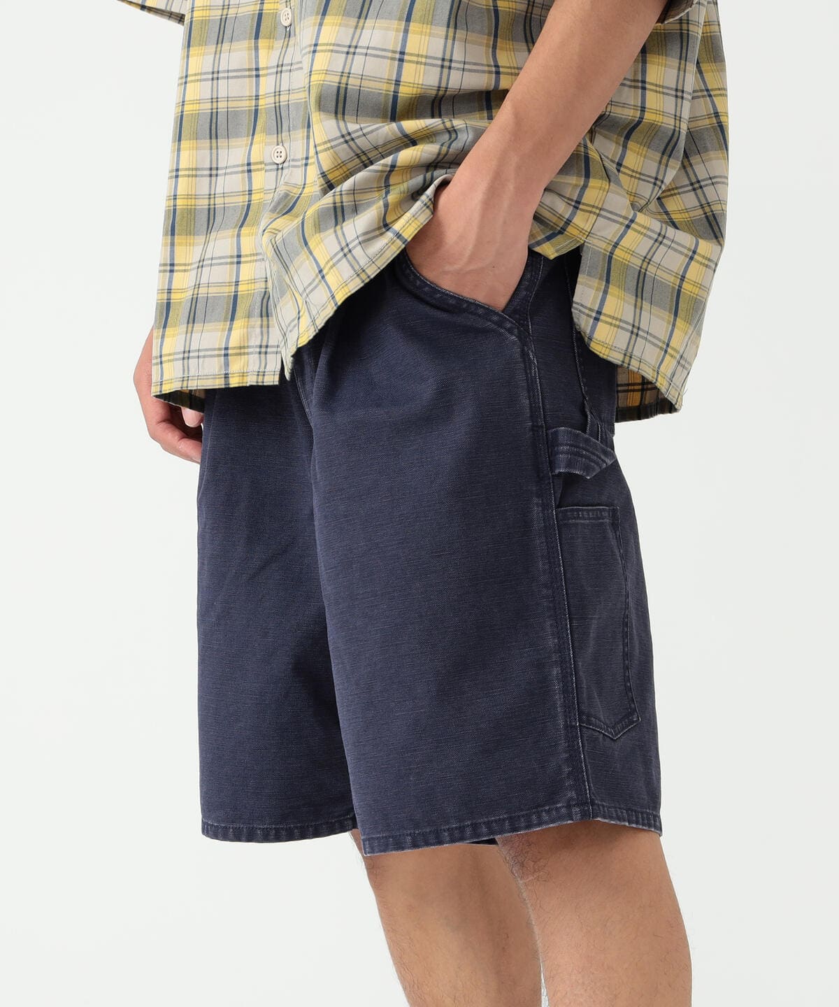 1プリーツ バギーテーパード ペインターパンツ パンツ MEN NAVY S 1プリーツ バギーテーパード ペインターパンツ パンツ MEN NAVY S