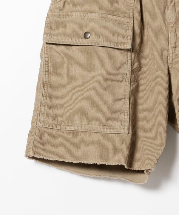 BEAMS Garment Dyed Cord Bush Shorts (pants BEAMS shorts) for BEAMS Garment Dyed Cord Bush Shorts (pants BEAMS shorts) for