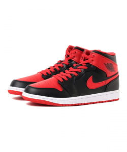 ▲JORDAN BRAND / Air Jordan 1 Mid Black Fire Red