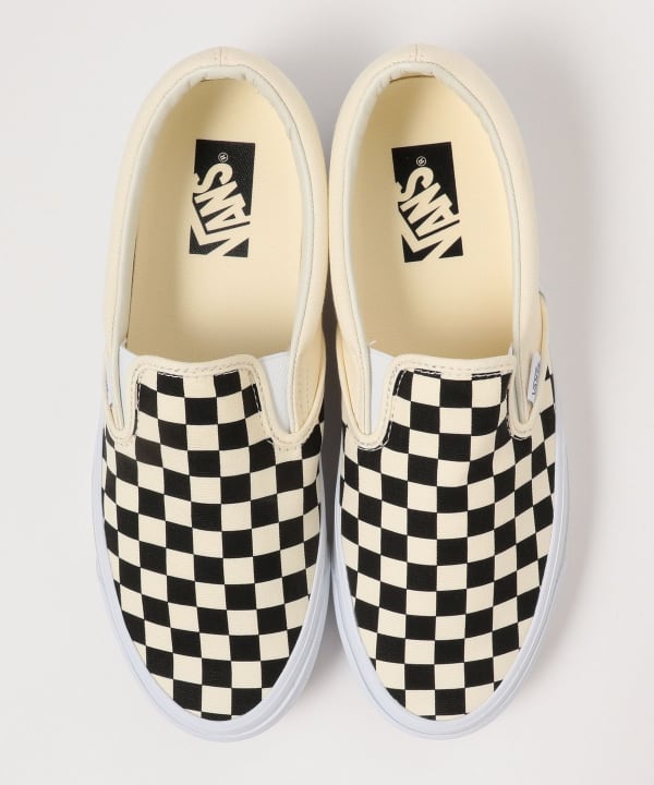 BEAMS（ビームス）VANS / SLIP-ON REISSUE 98 LX CHECKERBOARD BLACK/OFF WHITE（シューズ  スニーカー）通販｜BEAMS