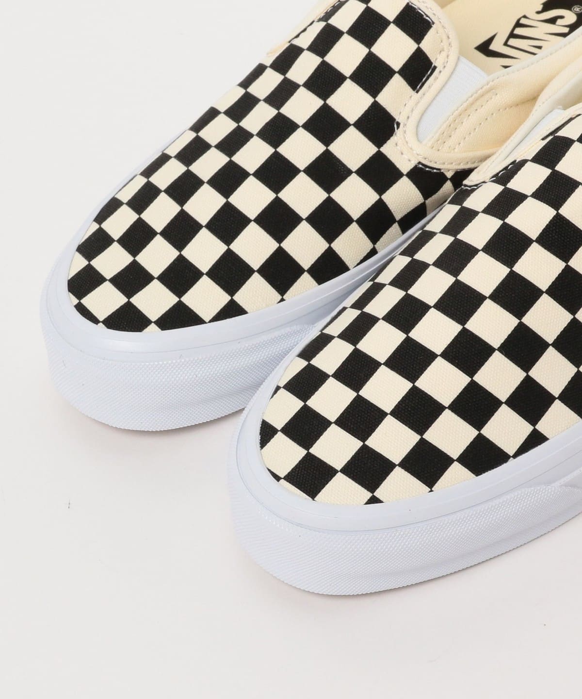 BEAMS（ビームス）VANS / SLIP-ON REISSUE 98 LX CHECKERBOARD BLACK