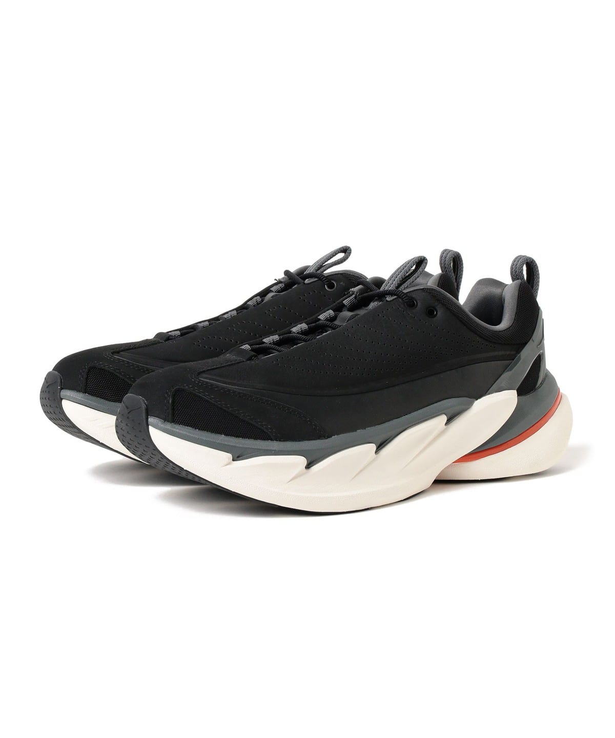 HOKA / ELEVON X シューズ MEN BLACK/OUTER CREST 27.5 HOKA / ELEVON X シューズ MEN BLACK/OUTER CREST 27.5