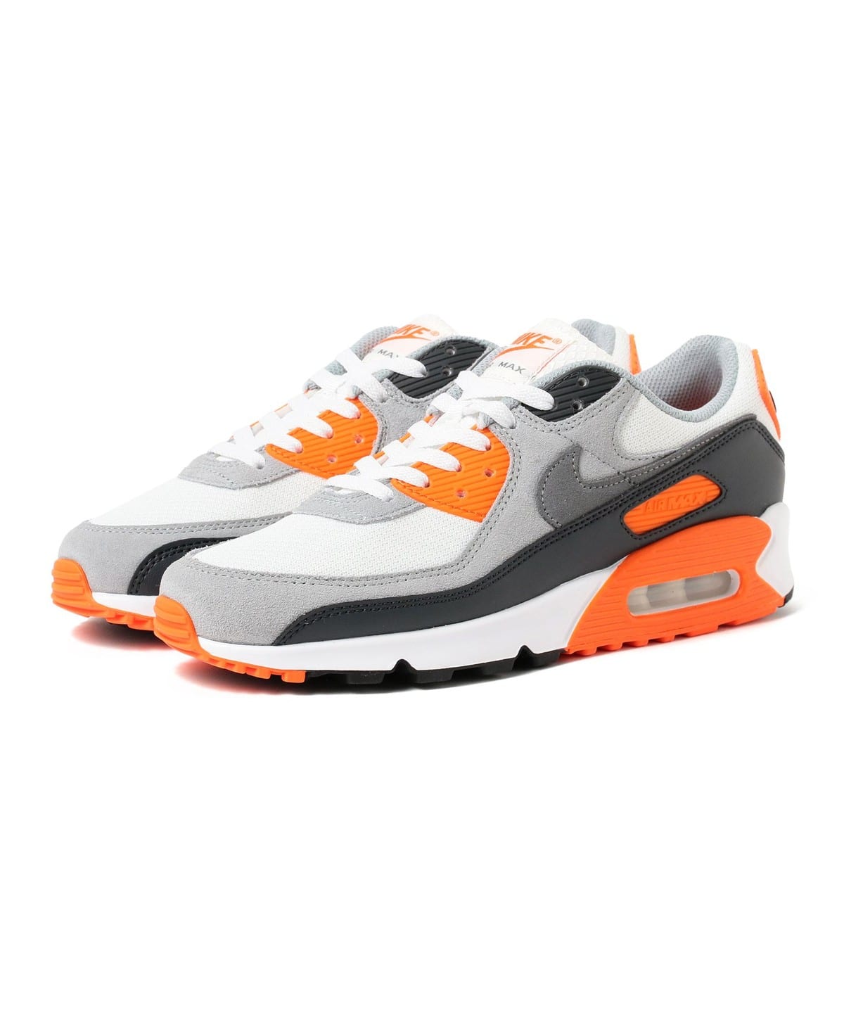 Nike air max 90 orange and white online