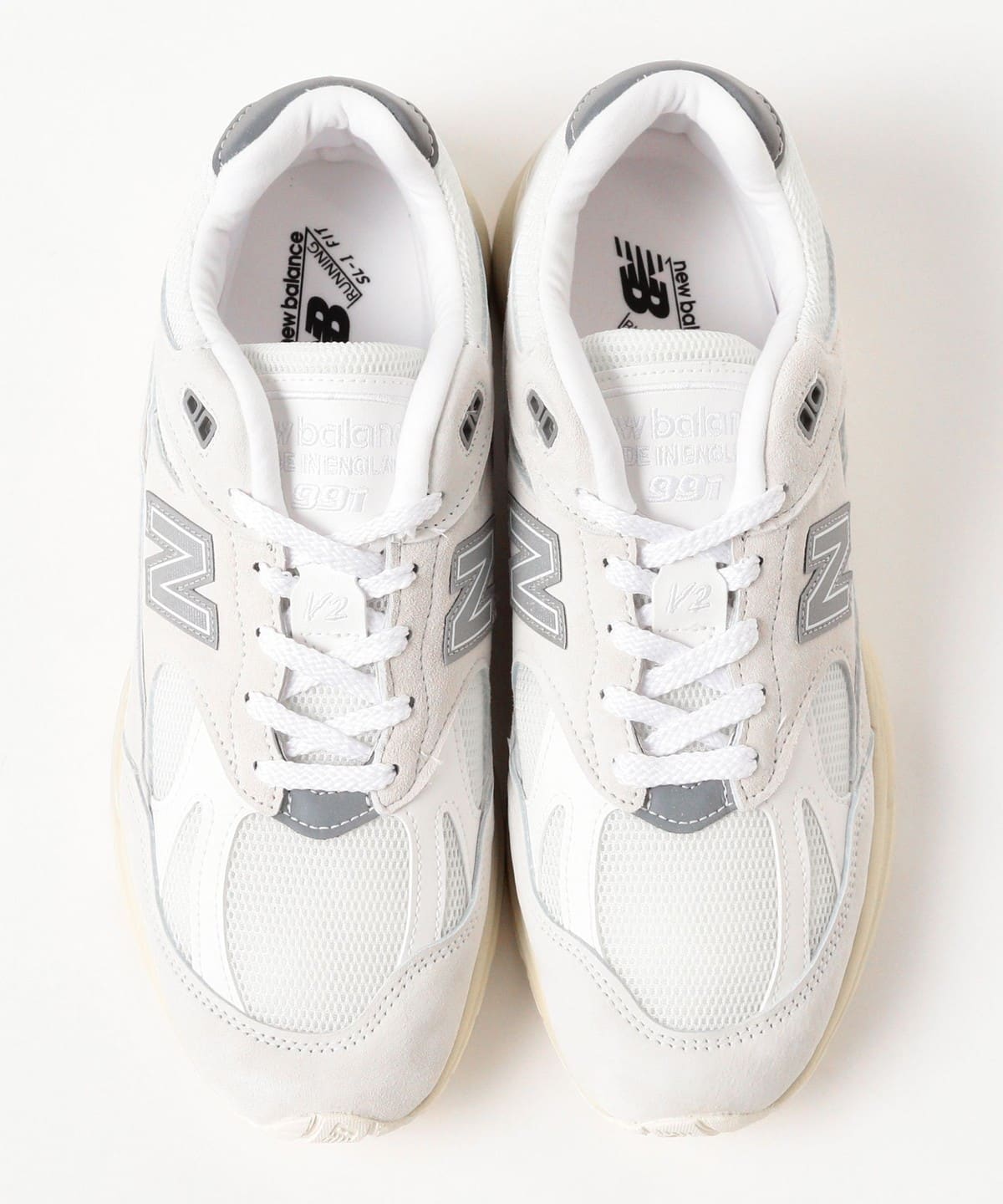 BEAMS（ビームス）New Balance / Made in UK 991v2 WHITE（シューズ
