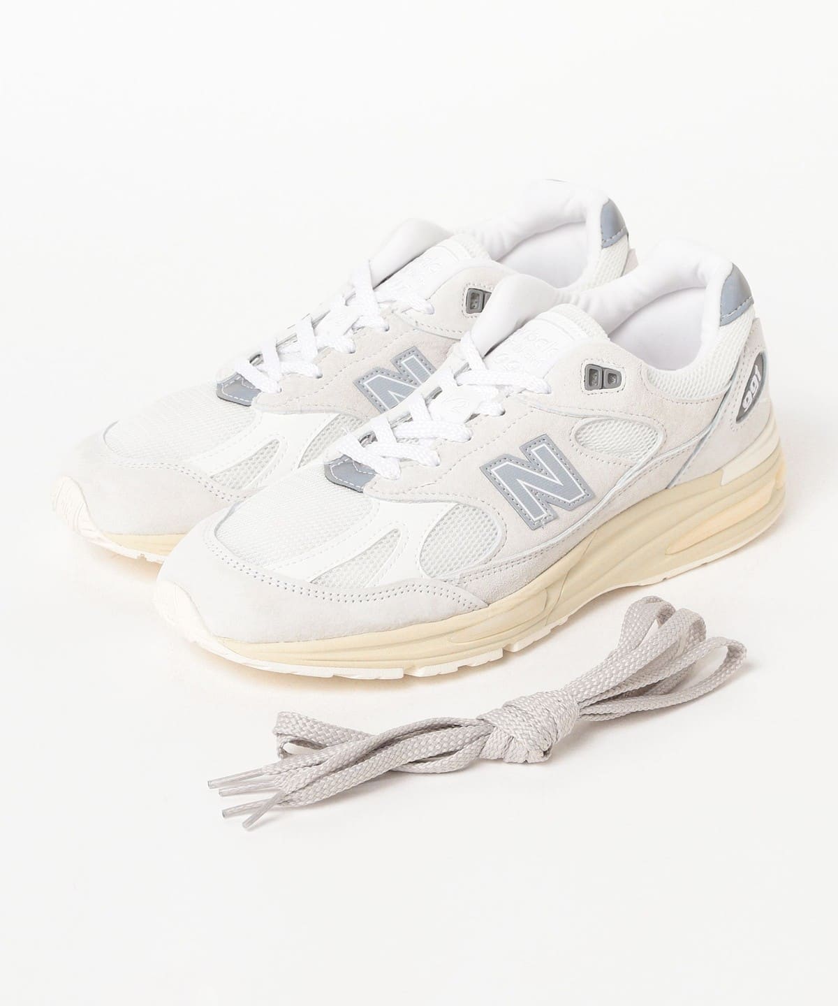 BEAMS（ビームス）New Balance / Made in UK 991v2 WHITE（シューズ