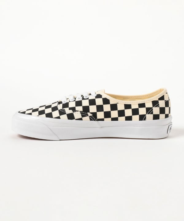 トップス AUBERGE Y 44 BLACK White BEAMS（ビームス）VANS / AUTHENTIC REISSUE 44 LX CHECKERBOARD