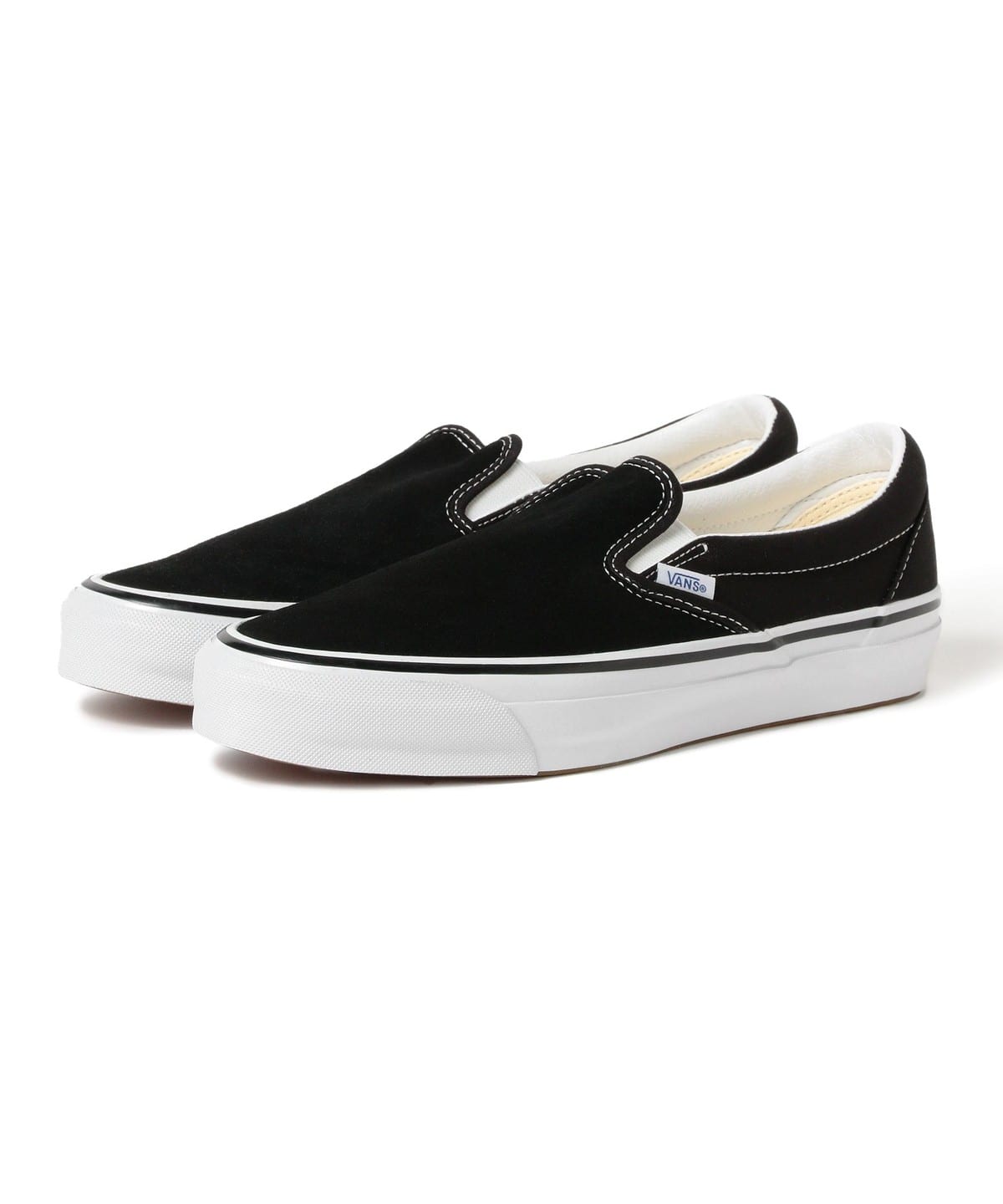 VANS ヴァンズ / PREMIUM スリッポン 98 シューズ MEN LX BLACK/WHITE 27.5 VANS ヴァンズ / PREMIUM スリッポン 98 シューズ MEN LX BLACK/WHITE 27.5
