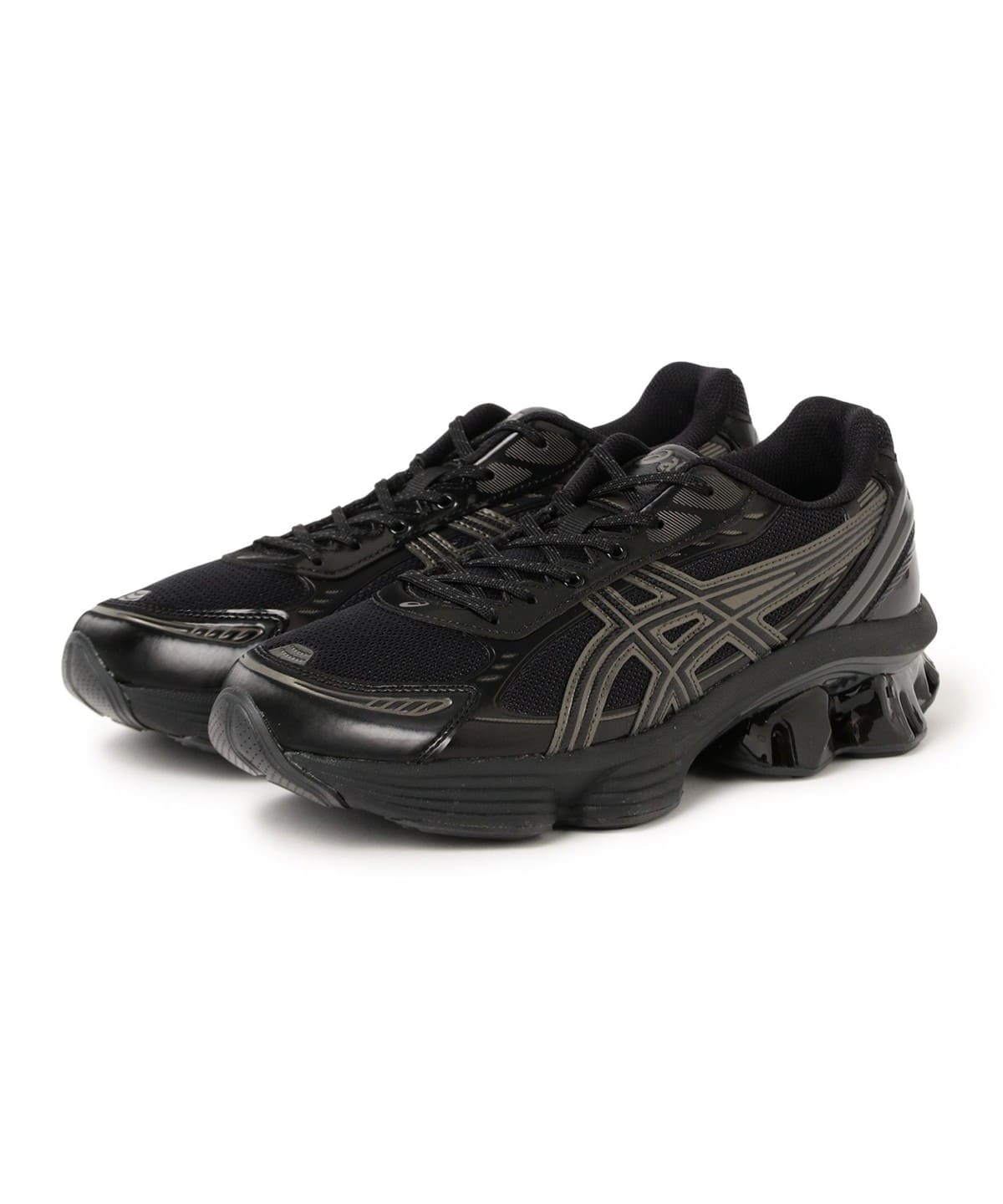ASICS �A�V�b�N�X / GEL-KINETIC FLUENT �V���[�Y MEN BLACK/GRAPHITE GREY 29