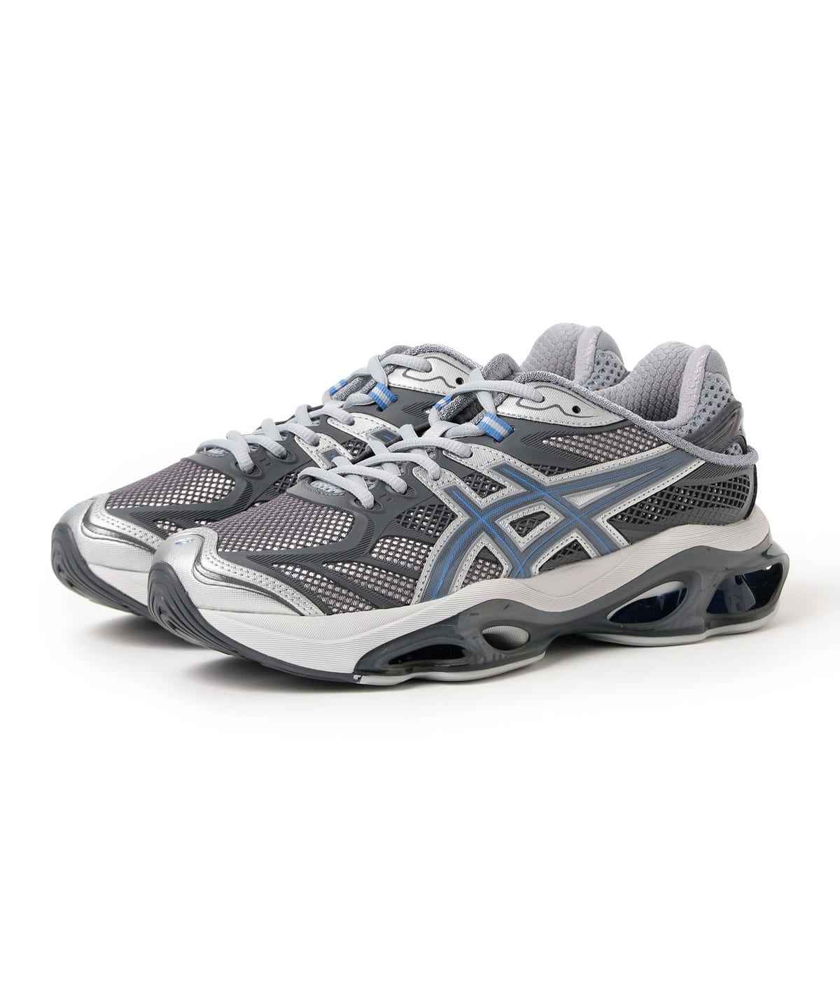 �y8/6�l�����zASICS �A�V�b�N�X / GEL-KINETIC 2.0 �V���[�Y MEN PURE SILVER/BLUE COAST 28.5