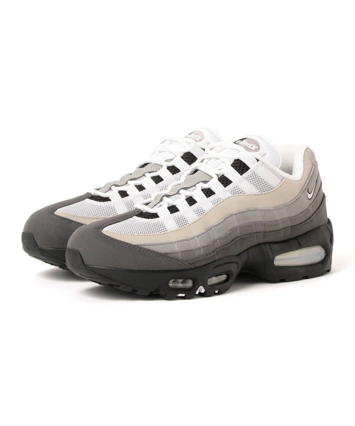 'NIKE �i�C�L / Air Max 95 Big Bubble 'OG' �V���[�Y MEN BLACK/WHITE-MDM ASH 26.5'