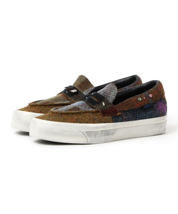 BEAMS（ビームス）VANS / Harris Tweed（R） ローファー 53（シューズ