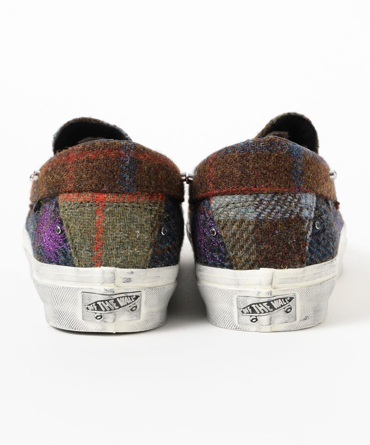 BEAMS（ビームス）VANS / Harris Tweed（R） ローファー 53（シューズ