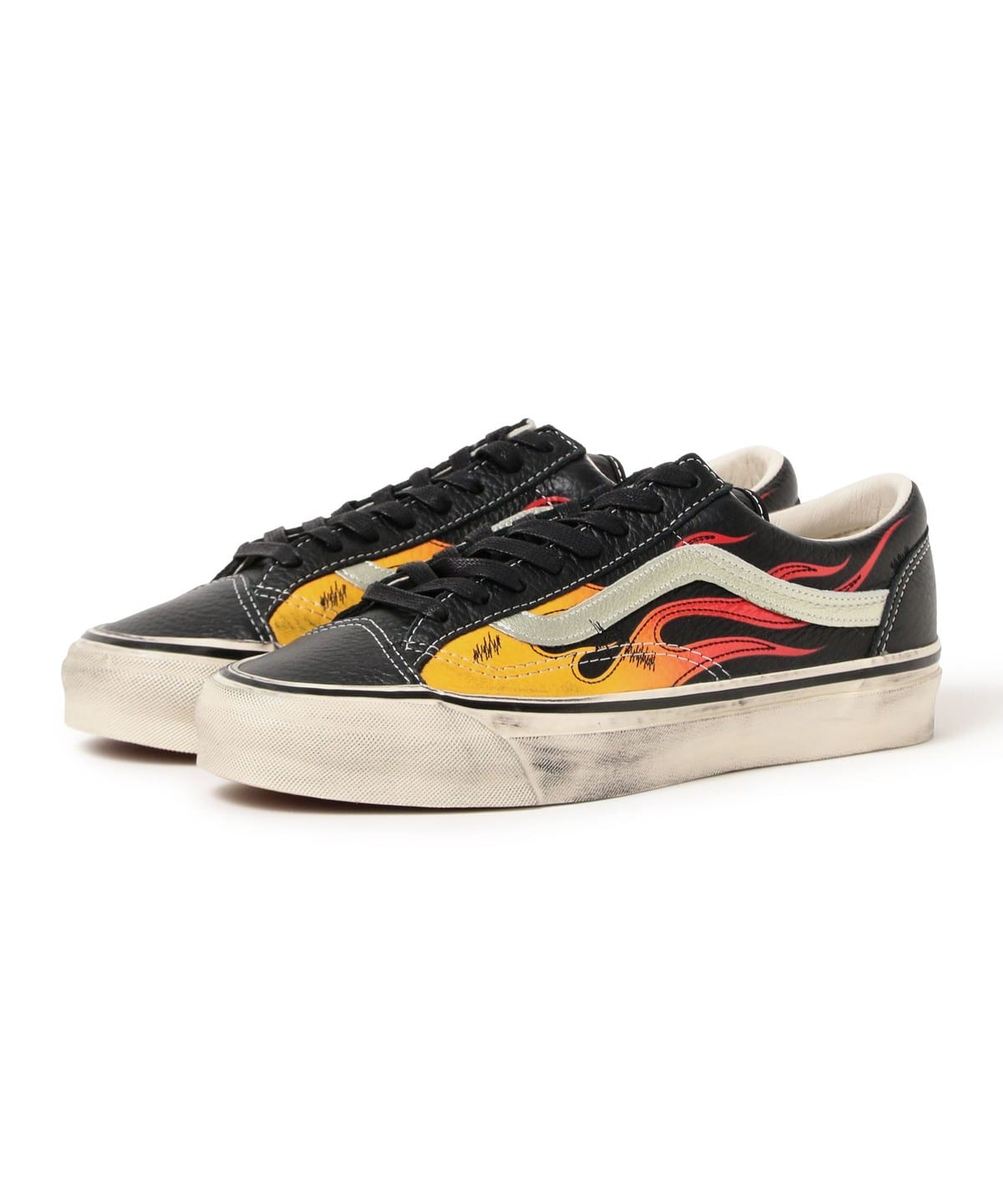 BEAMS（ビームス）VANS / VANS PREMIUM OLD SKOOL 36 FLAME “BLACK