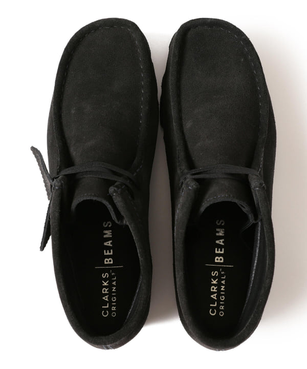 Clarks × BEAMS 別注 Wallabee Boot  ブラックブーツ