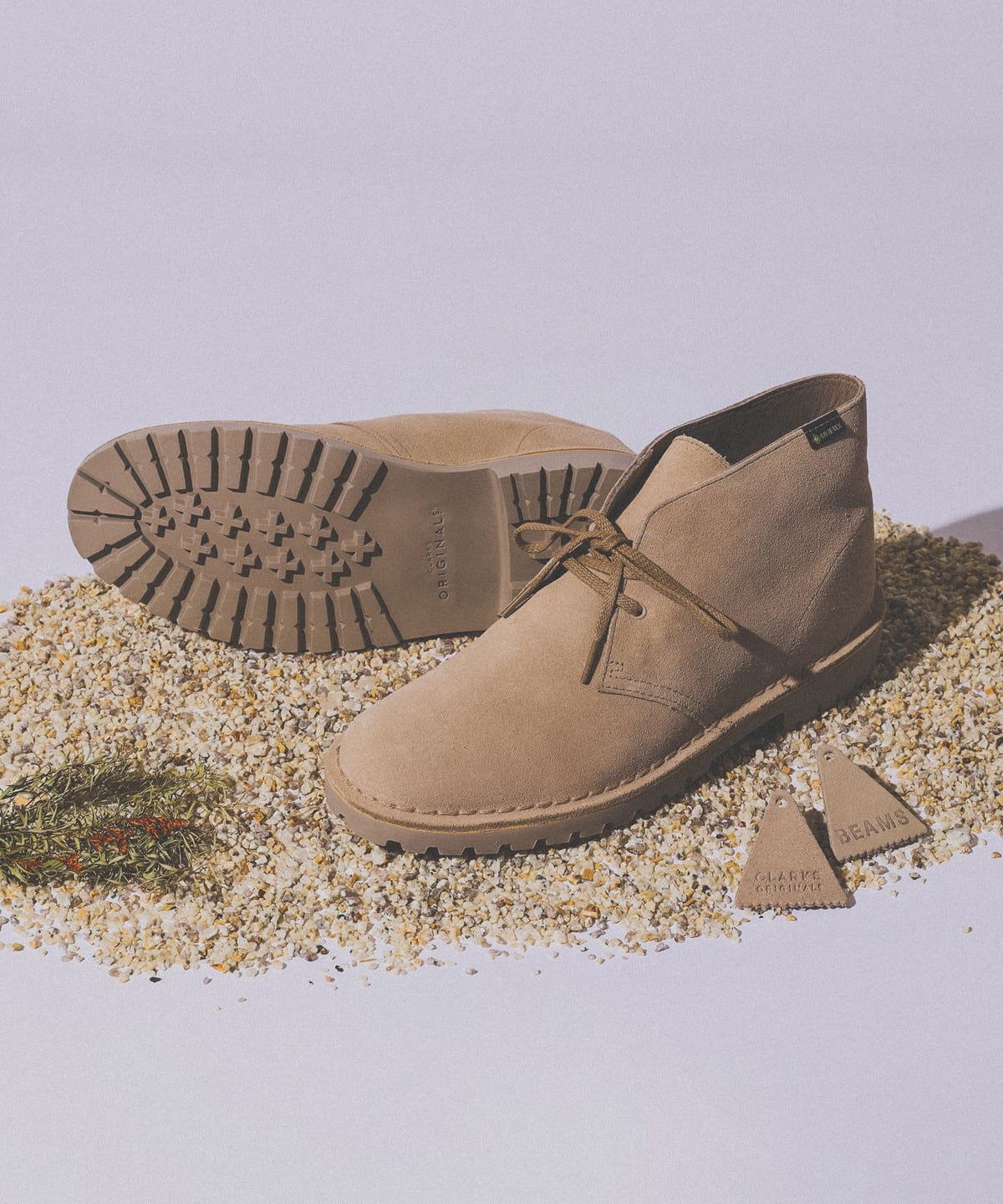 Clarks × BEAMS 別注 デザートブーツ スウェード - ブーツ