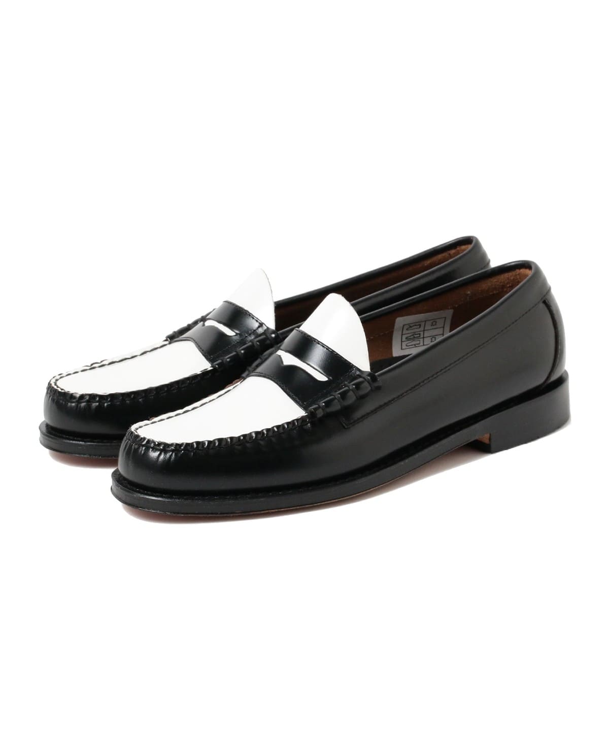 G. H.Bass ジーエイチバス / LARSON シューズ MEN BLACK/WHITE LEATHER 8 G. H.Bass ジーエイチバス / LARSON シューズ MEN BLACK/WHITE LEATHER 8