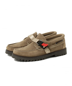 ▲hobo / COW LEATHER DECK SHOES with FIDLOCK（R） BUCKLE