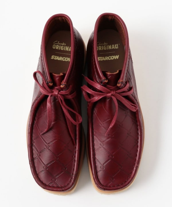 BEAMS（ビームス）Clarks / Wallabee Scout Burgundy Starcow