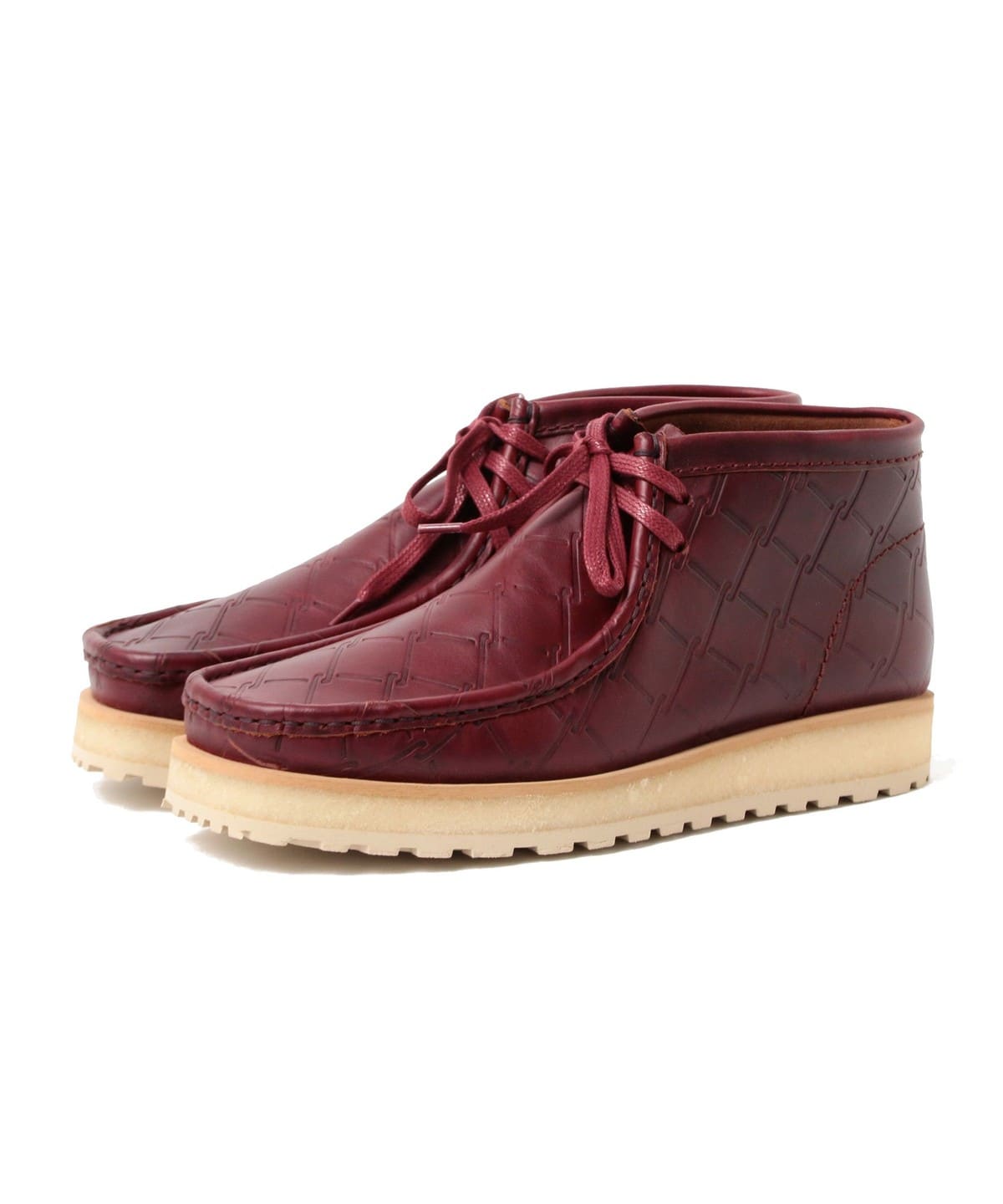 BEAMS（ビームス）Clarks / Wallabee Scout Burgundy Starcow