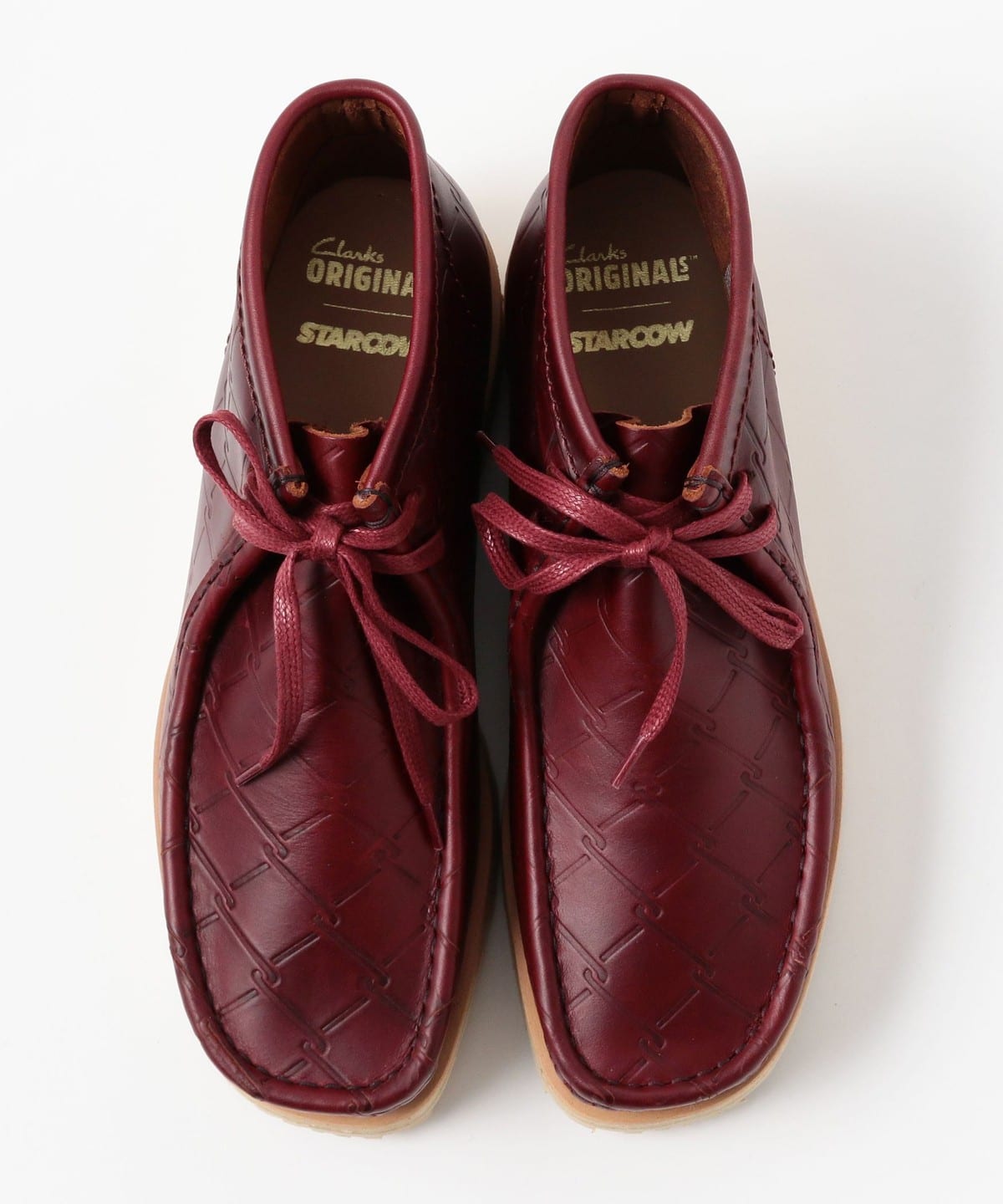 BEAMS（ビームス）Clarks / Wallabee Scout Burgundy Starcow