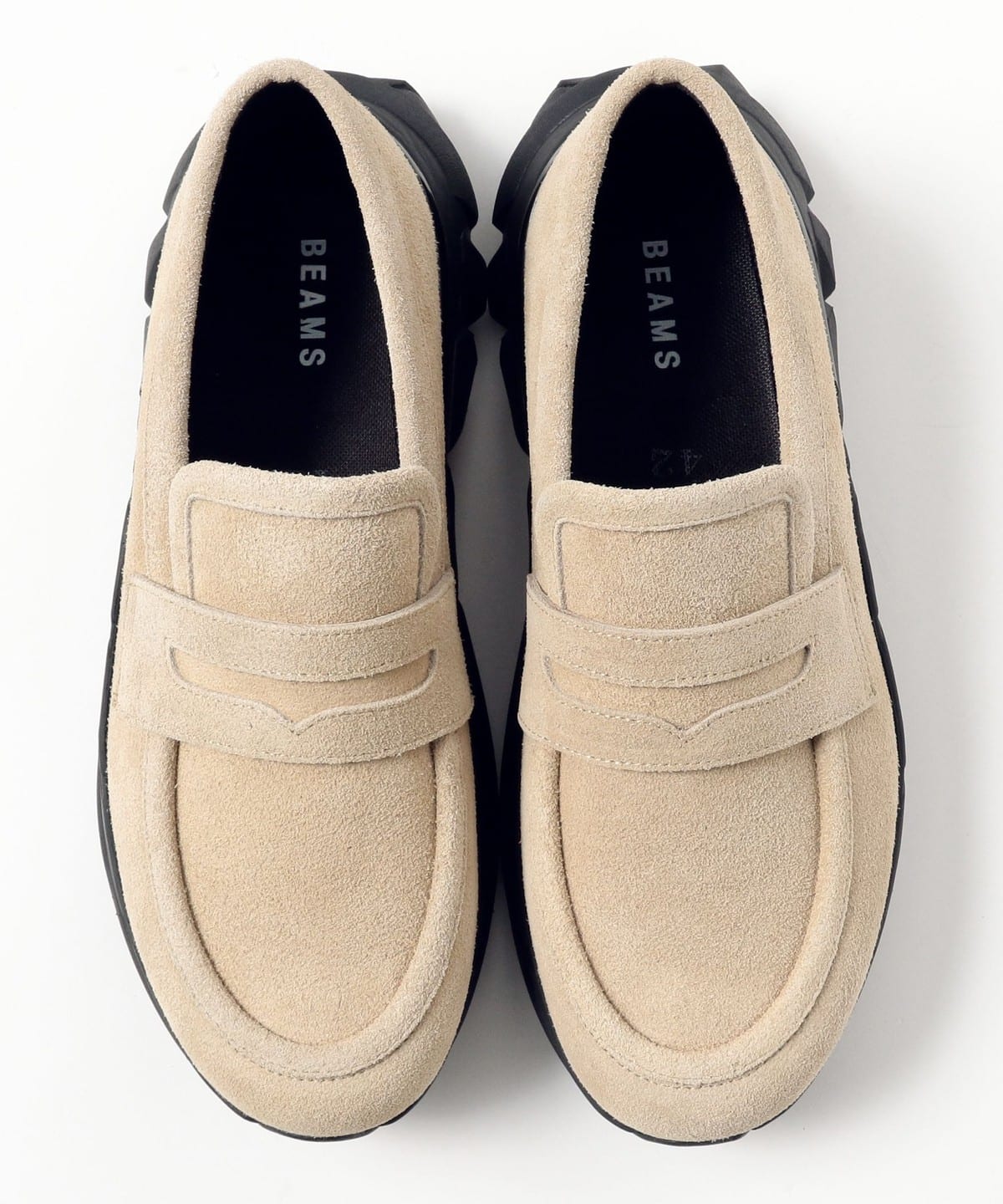 BEAMS（ビームス）スエード スニーカーローファー（シューズ