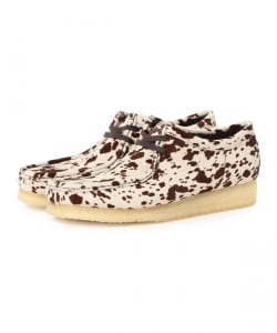 Clarks / Wallabee Brown Cow Print