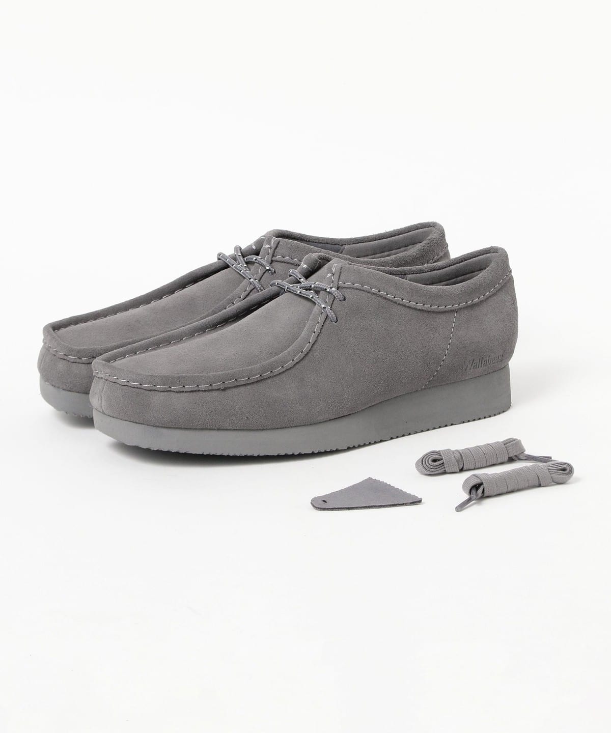 BEAMS（ビームス）【WEB限定】Clarks / Wallabee Lite Grey Suede
