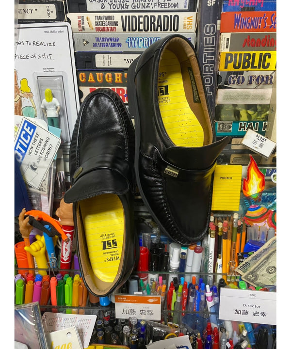  SLIPPER BEAMS別注　ボリュームソール　サイズ8 レザー BEAMS（ビームス）【別注】SSZ × WTAPS × FOOT THE COACHER / LETHER