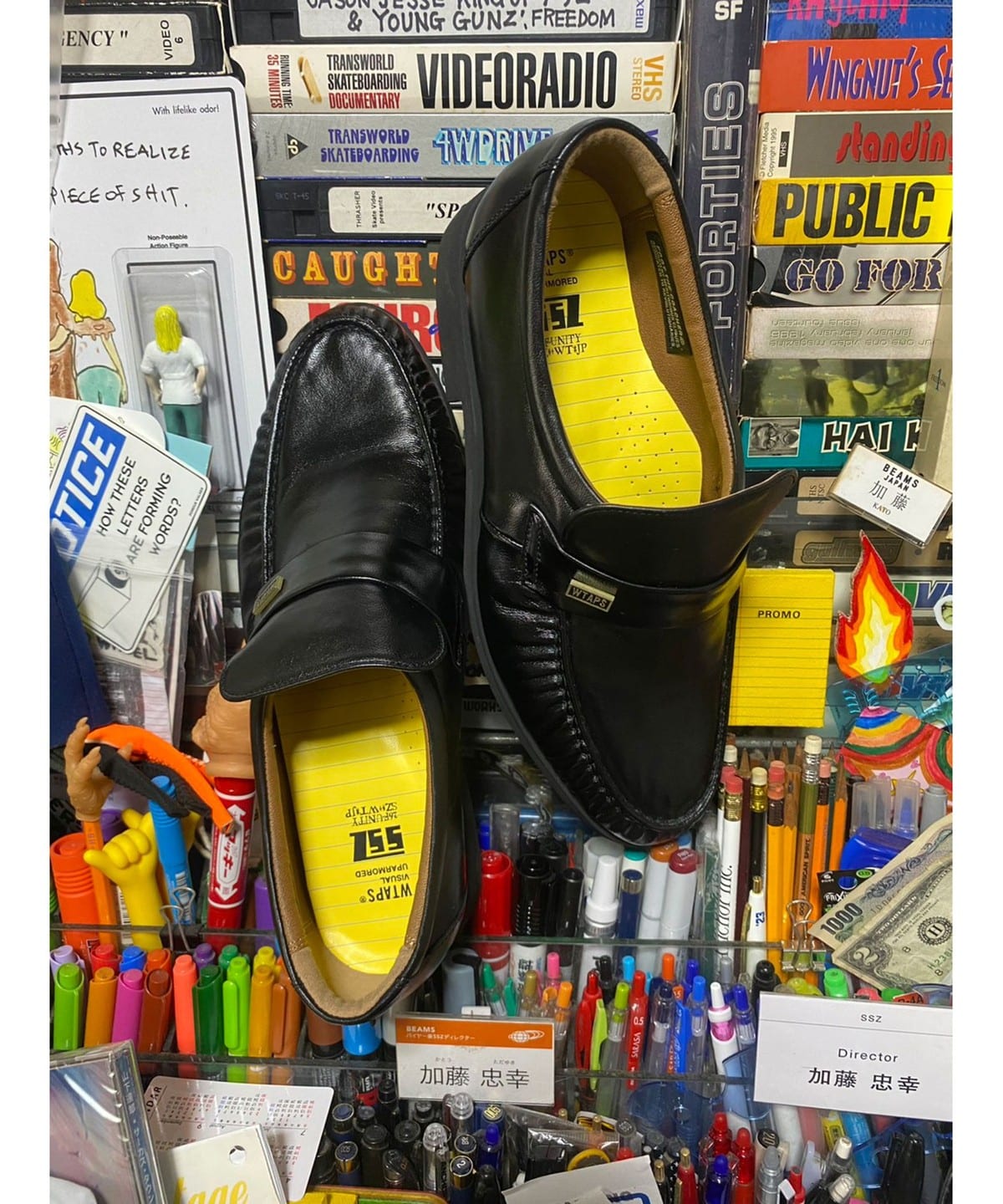 BEAMS（ビームス）【別注】SSZ × WTAPS × FOOT THE COACHER / LETHER