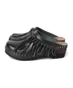 ▲NEEDLES × TROENTORP / Swedish Clog Plain Toe Fringe