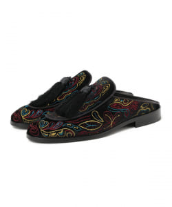▲ANGELO RUFFO / Emroidery Tassel Mule