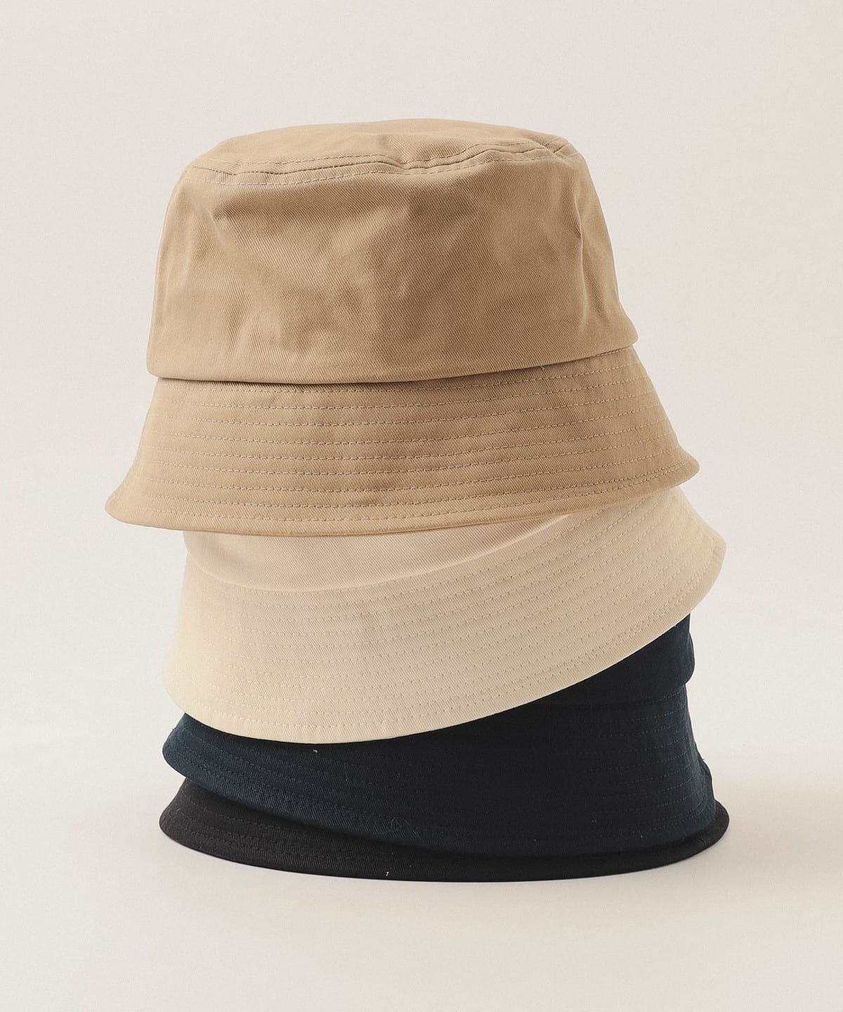 ベーシック バケット ハット 帽子 MEN BEIGE ONE SIZE ベーシック バケット ハット 帽子 MEN BEIGE ONE SIZE