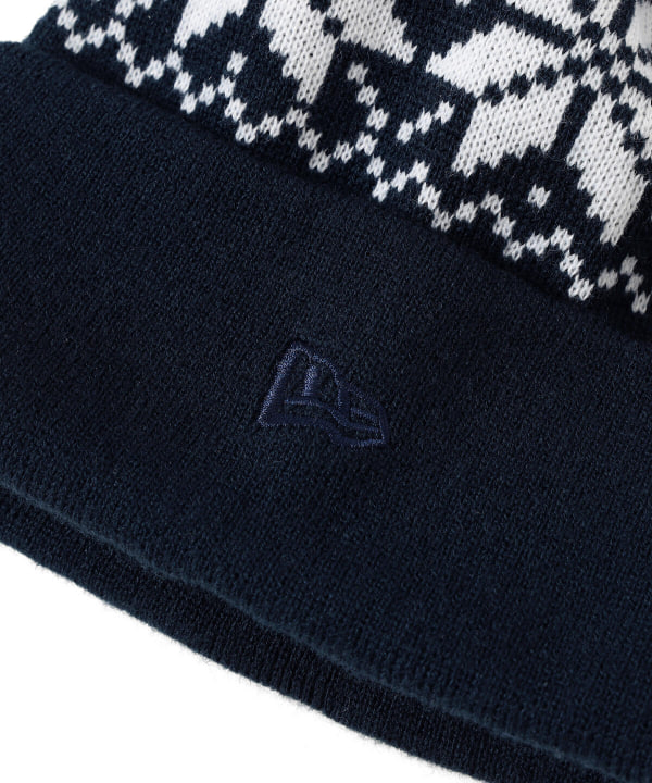 BEAMS（ビームス）NEW ERA × BEAMS / 別注 Snow Pon Pon Knit Cap