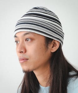 BEAMS / 男裝 多色 橫條紋 毛帽