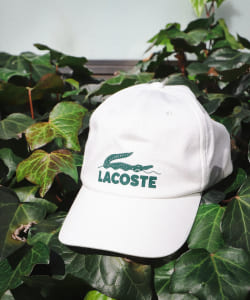 ▲LACOSTE for BEAMS / 別注 スイム ロゴ キャップ