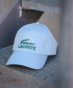 ▲LACOSTE for BEAMS / 別注 スイム ロゴ キャップ