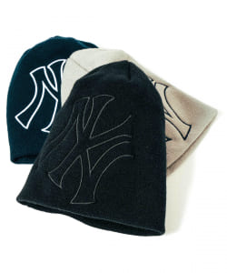 ▲NEW ERA × BEAMS / 別注 ビッグ ロゴ ビーニー