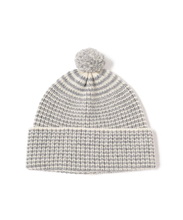 BEAMS（ビームス）cableami / Pom Pom Beanie（帽子 ニットキャップ
